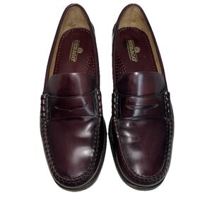 Sebago Loafer Mens Size 11/45 Dan Classic Leather Slip-On Shoes, Burgundy